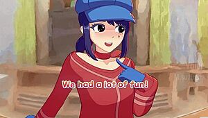 Bent over doggystyle with player