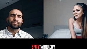 Stepdaughter's Playful Video Call With Stepdad