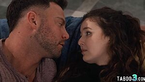 Teen Leana Lovings Lure Into Taboo Family Foursome Fuck By Her Milf Stepmom