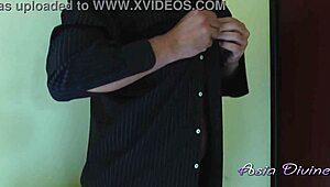 Sneaking into neighbor's house to watch stranger finish fucking Asian housewife