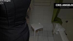 Kyara nyx squirts passionately with cris angelo after work