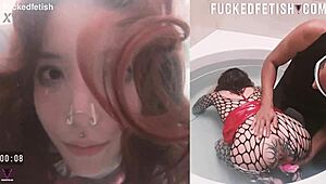 Skinny Slut Underwater Pussy Fuck