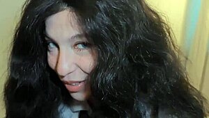 school-girl lets me fuck her fat ass quick before parents come home