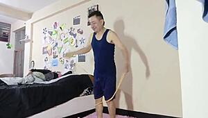 Stepfather fingers stepdaughter secretly