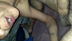 Couple enjoys licking and sucking cock in oral sex