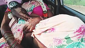 Beautiful housewife cheats on husband with boyfriend in car sex romance