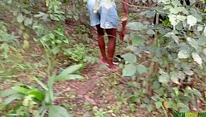 She asks me to fuck her fat black pussy on the farm