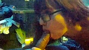 Sometimes she loves swallowing the whole cock and balls deep