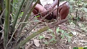 She asks me to fuck her fat black pussy on the farm