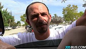 courtney cummz loves sucking black dick on the bus