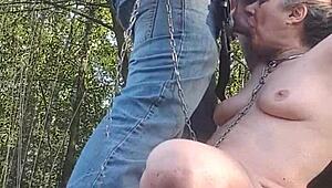 Intriguing Forest Exhibition of Female Slave on May 6, 2024