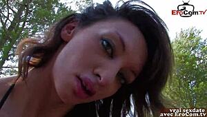 French Skinny Petite Amateurs First Time Outdoor Public Friend Girlfriend