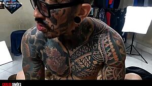 Producer Carlos Simões Recording Day With Anal Queen