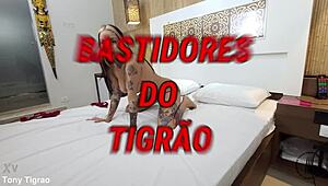 Evelyn buarque shows everything behind the scenes of tigrão.