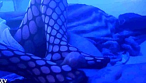 sexy footjob in nylons