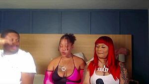 homebody latina gets banged in a wild 10-man gangbang orgy with black and ebony guys