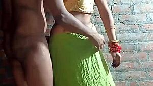 uncle lays down brother's wife on bed