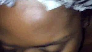 Transsexual Slut Sucks Monster Cock With Sloppy Oral Skills