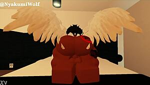 Emptying my balls with this beautiful ebony girl and her futanari monster cock