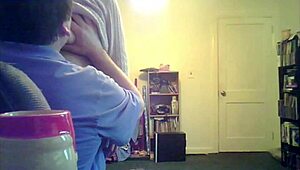 Lori's titties bouncing in the living room scene