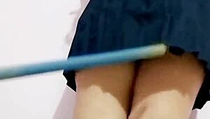 la convencí a mi sobrina colegiala mexicana después de chingarla, terminamos cogiendo y me deja llenarle el chochito de leche real casero