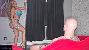 I'm richelle ryan stripping for this fat dick before getting fucked