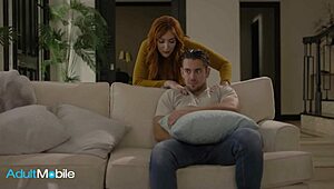 Lauren phillips sucks her stepson dante colle's hard cock and gets pounded by it