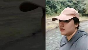 Venkovní blowjob je můj oblíbený s mokrou píčí a creampie