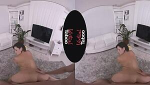 Virtual Taboo: Wanking Needs Some Pranking With Brunette's Big Ass And Shaved Pussy