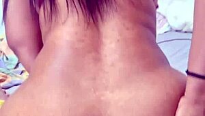 Latina teen opens big ass for anal dick gaping