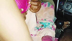 Beautiful housewife cheats on husband with boyfriend in car sex romance