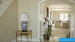 Lovely teen girl enjoys role playing and seduces boyfriend with nurse outfit featuring Vanna Bardot and Codey Steele