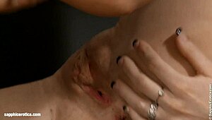 sensual lesbian scene with iwia and angel piaff