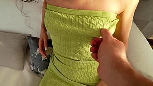 hot curly wife cheating with husband's best friend