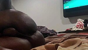 jacking off to my own porn collection