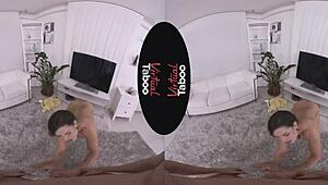 Virtual Taboo: Wanking Needs Some Pranking With Brunette's Big Ass And Shaved Pussy