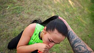 did you see how i made my fitness trainer suck my huge cock and cum on her face?