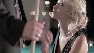 blonde milf feels deep love sucking cock