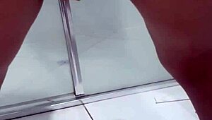 Teen Bent Over Squirting In Bathroom With Juicy Ass Exposed