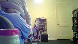 Lori's titties bouncing in the living room scene