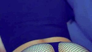 Watch that puffy pussy take a glass dildo!