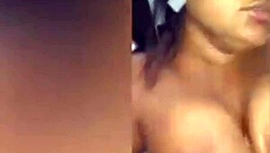 Spanish woman gets cum in her ass after blowbang
