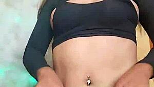 Rica the ladyboy entertains with playful touches