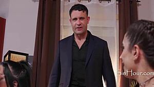 Petite Gym Workout With Group Fucking