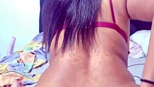 Latina teen opens big ass for anal dick gaping