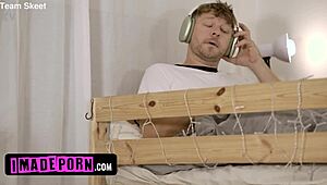 Czech Pornstar Rides Monster Cock in Hotel Room, Licks Small Tits, Handjob Ass Fuck, Cunilingus Kissing Shaved Pussy.