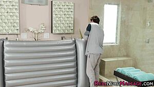 Blonde Milf With Big Tits Wanks Dick