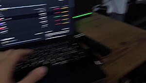 Busty blonde cheats on her cuckold boyfriend with his stepdad