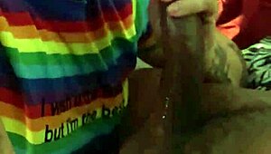 cheating milf latina deepthroats big black cock monster