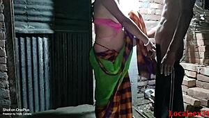 Lovely local village wife has full night sex on ranch